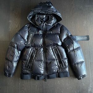 RARE MONCLER X CRAIG GREEN BROOK JACKET navy size 0 men puffer jacket
